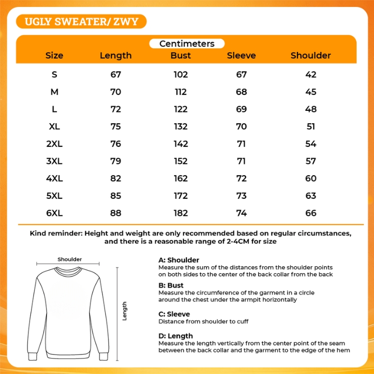 3D UGLY SWEATER - Garfield Shop