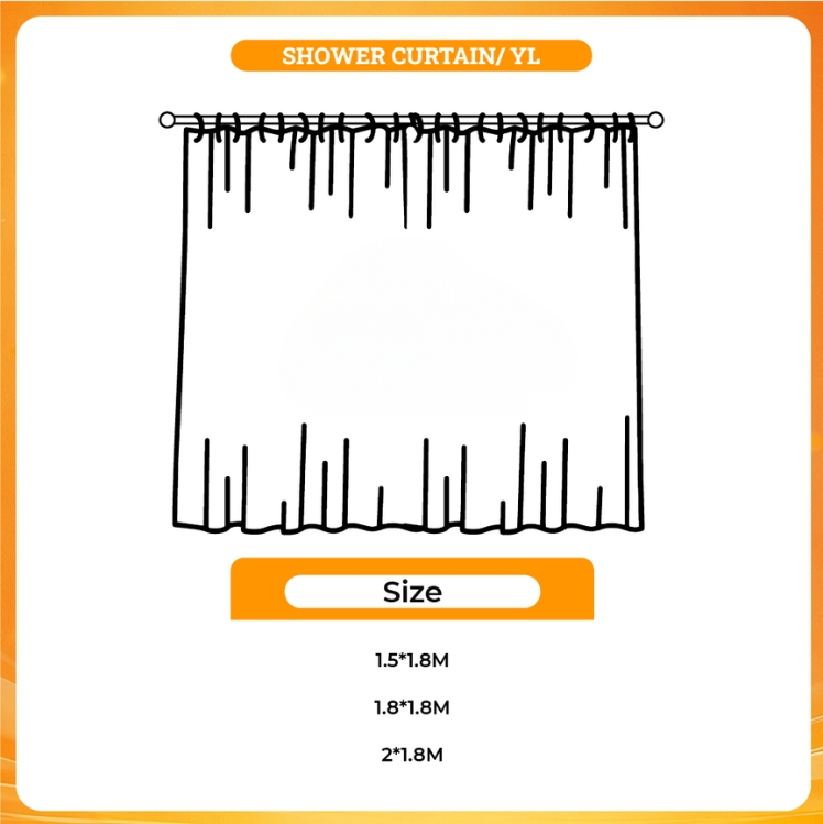 3D shower curtain - Garfield Shop